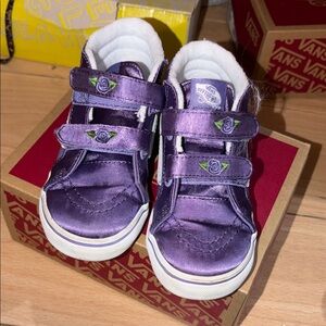 Vans Kids Shiny Purple Sneakers